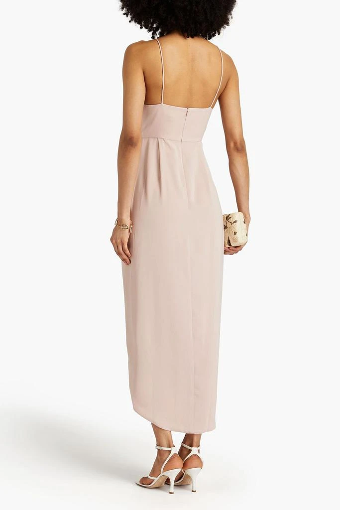 Shona Joy Draped satin midi dress 3