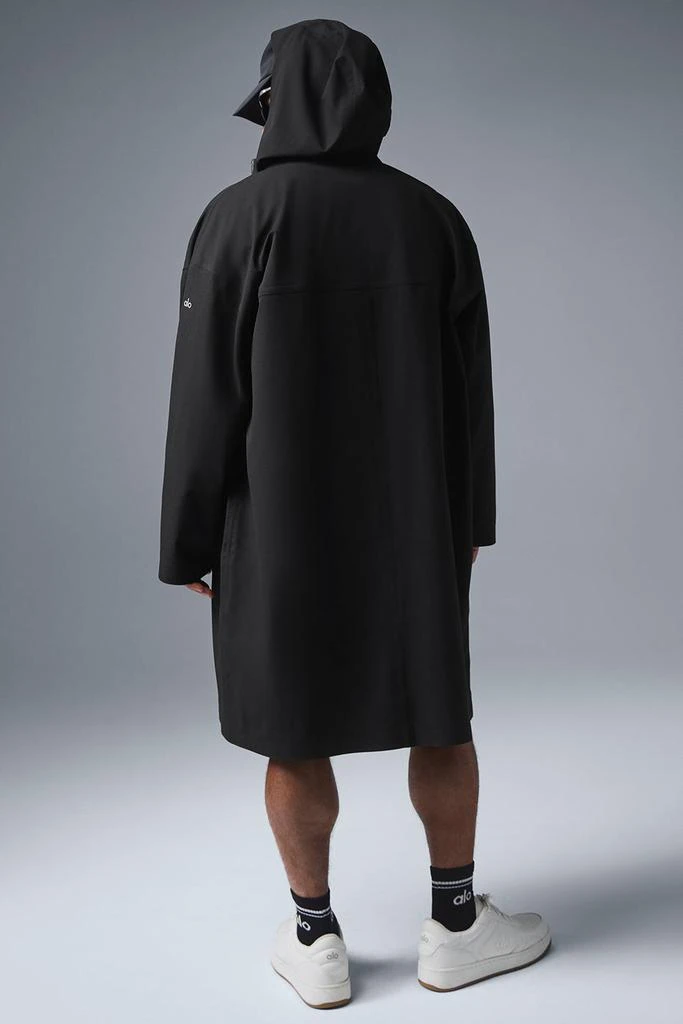 Alo Rain Or Shine Long Coat - Black 4