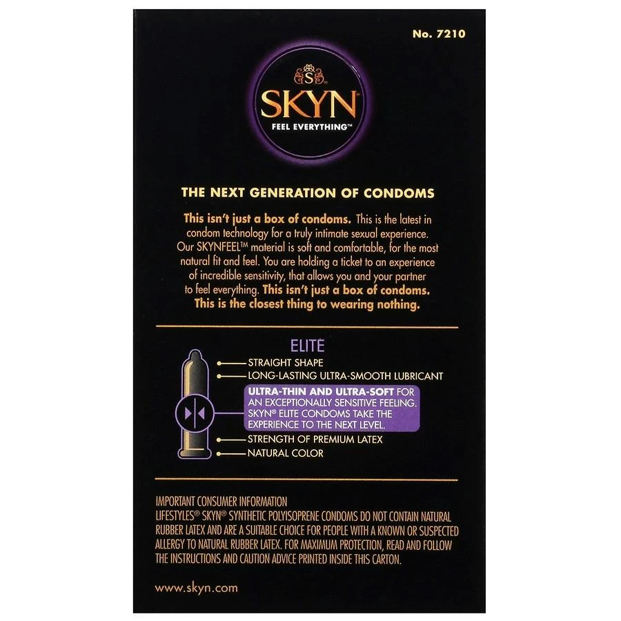 SKYN Elite Non-Latex Condoms 2