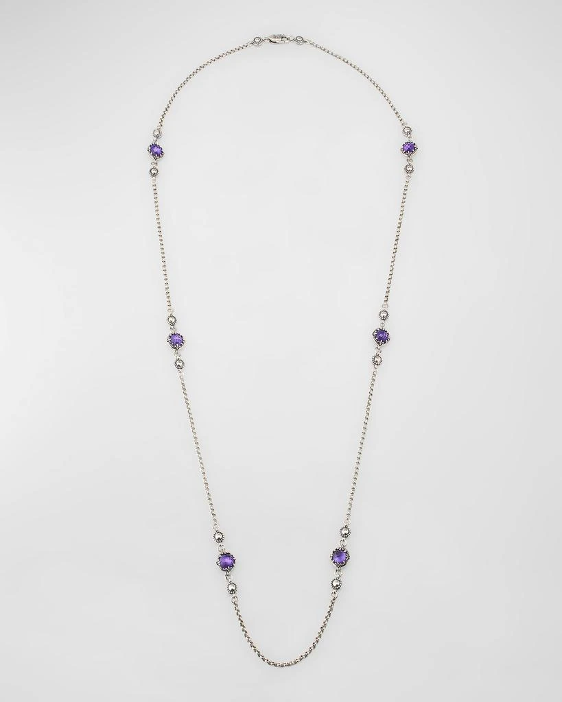 Konstantino Gen K 2 Sterling Silver and Rock Crystal Necklace