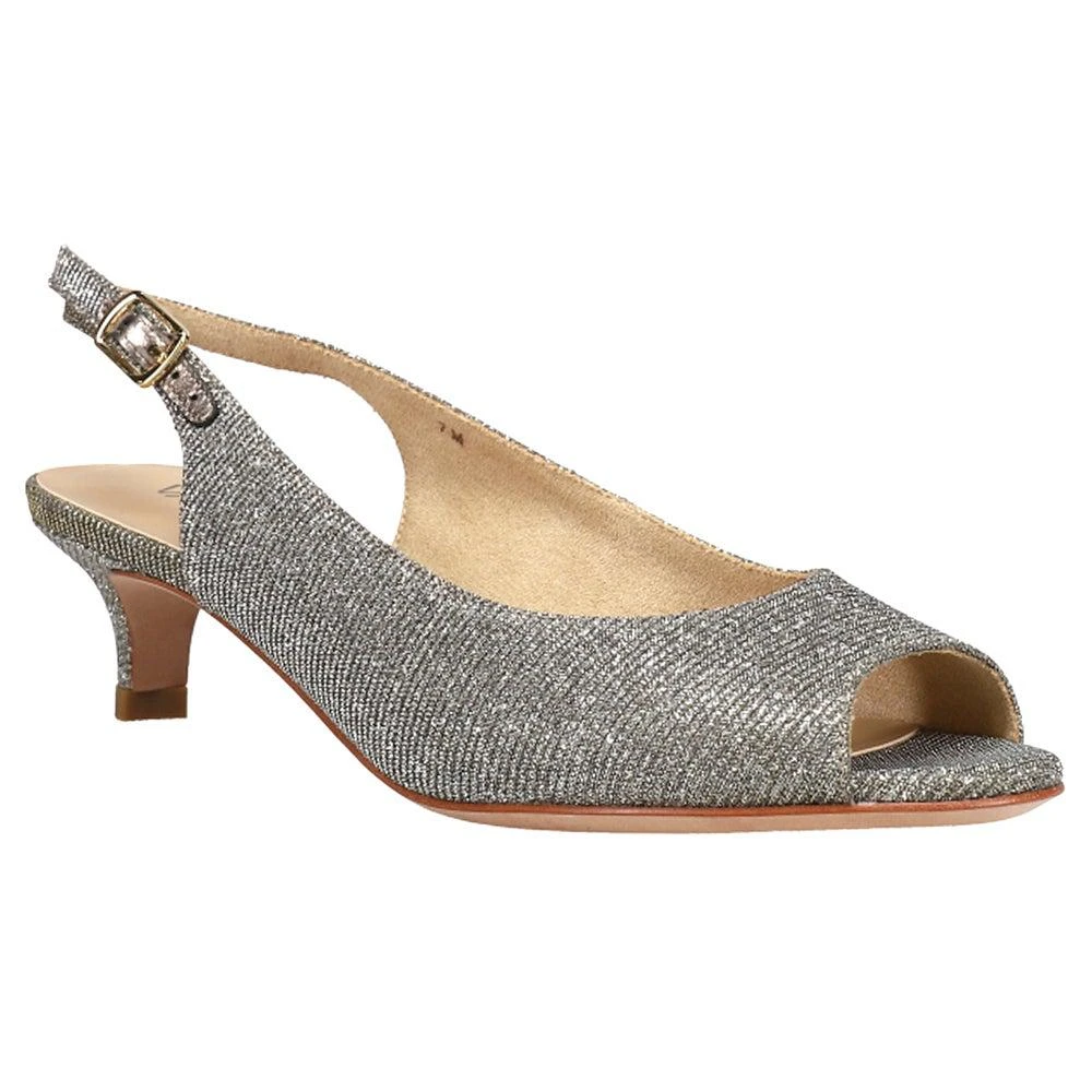 Vaneli Buckie Round Toe Sling Back Pumps 2