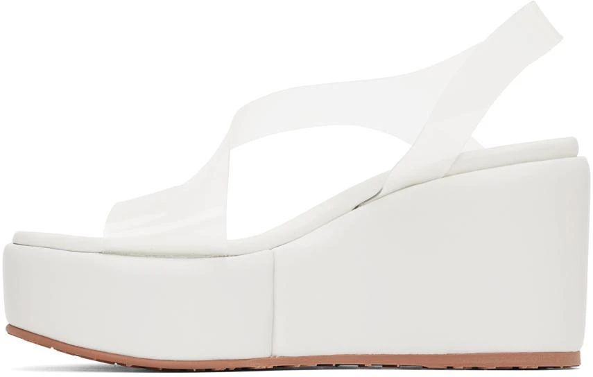 Gianvito Rossi Pink Metropolis 45 Wedge Sandals 3