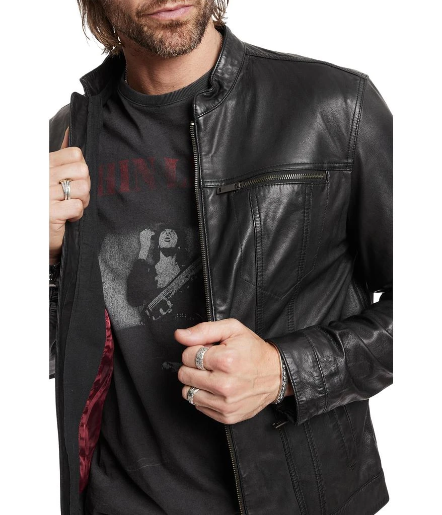 John Varvatos BRANDO BAND COLLAR JACKET 3