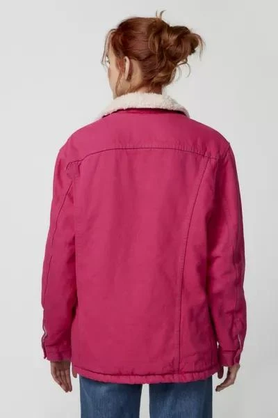 Urban Renewal Urban Renewal Remade Overdyed Branded Fleece-Lined Denim Jacket 5