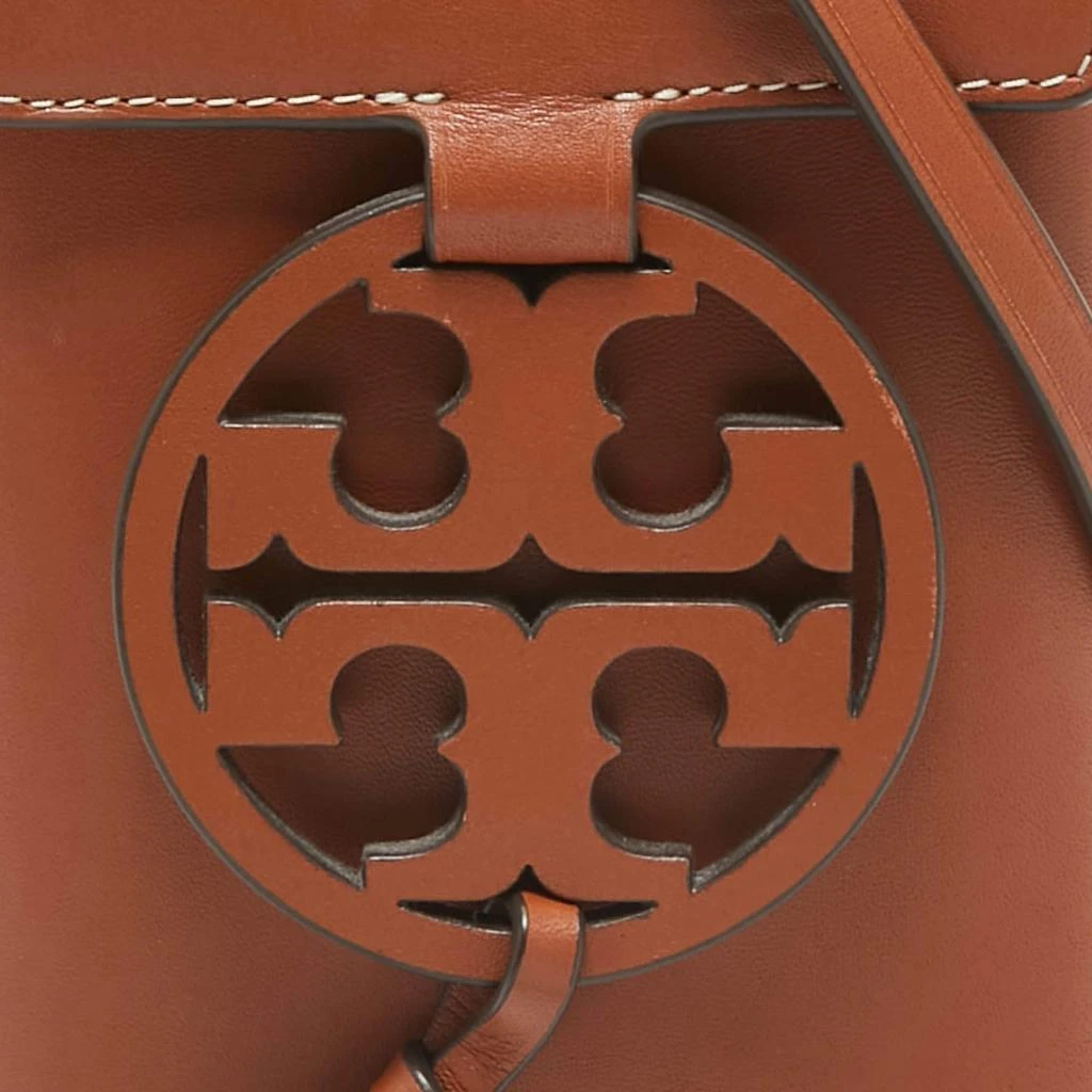 Tory Burch Tory Burch Brown Leather Miller Phone Crossbody Bag 6