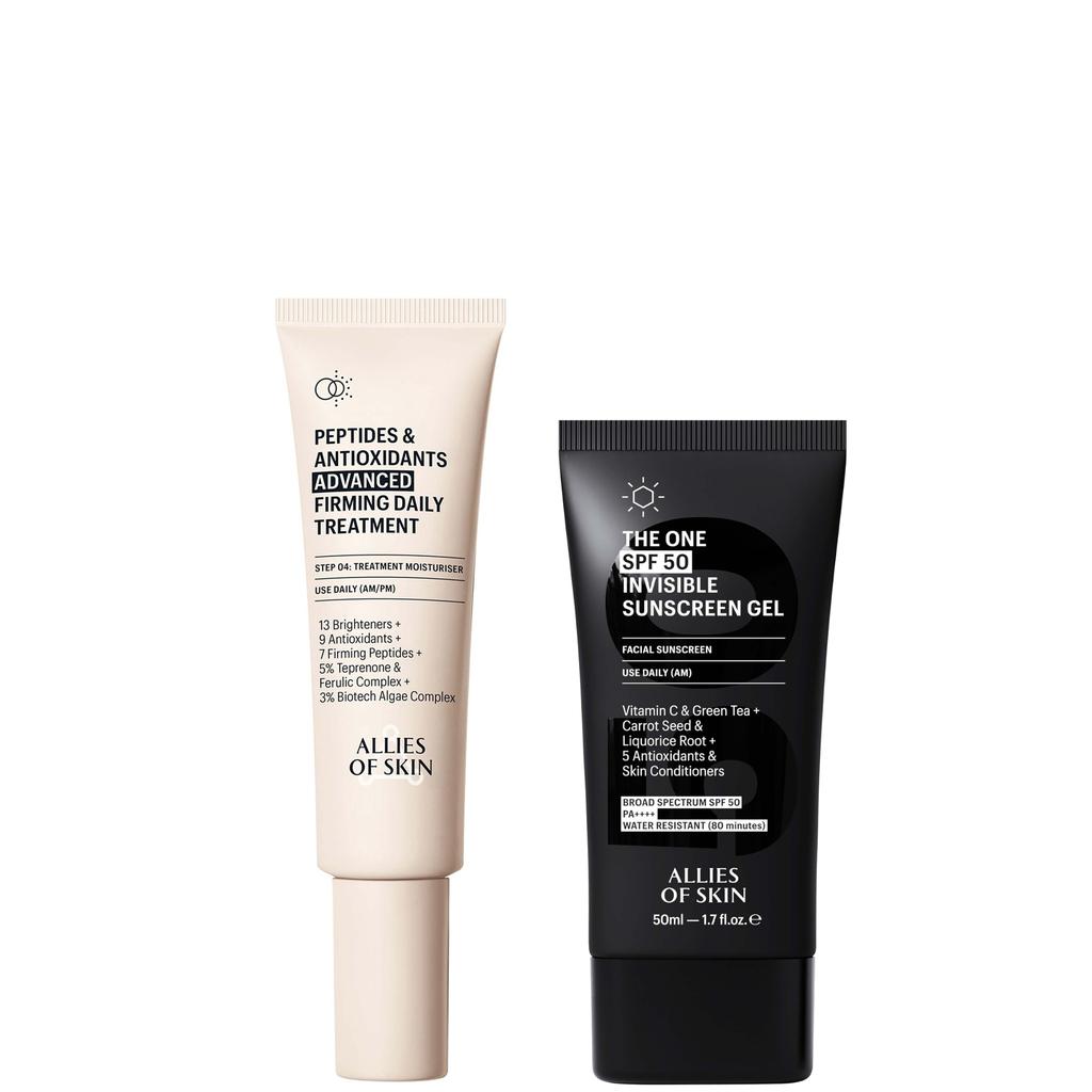 Allies of Skin Allies of Skin Clinical Firming Peptide Moisturizer & Invisible SPF Duo
