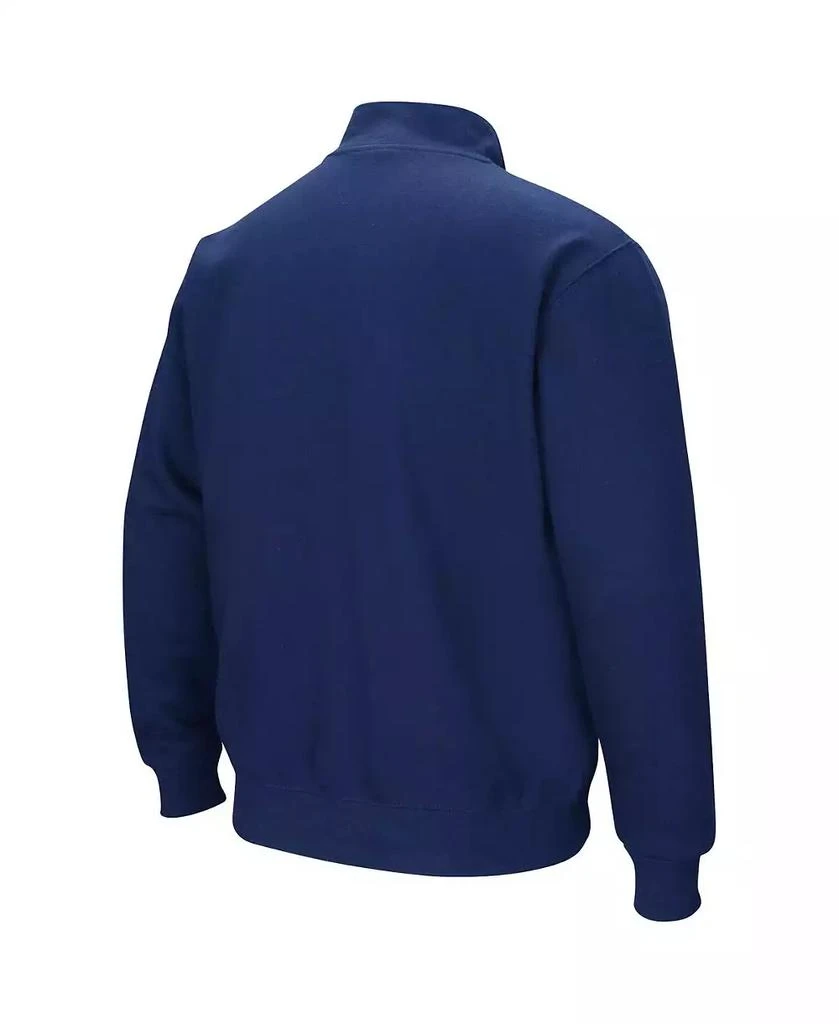 Colosseum Men's Navy Tennessee Chattanooga Mocs Tortugas Quarter-Zip Sweatshirt 3