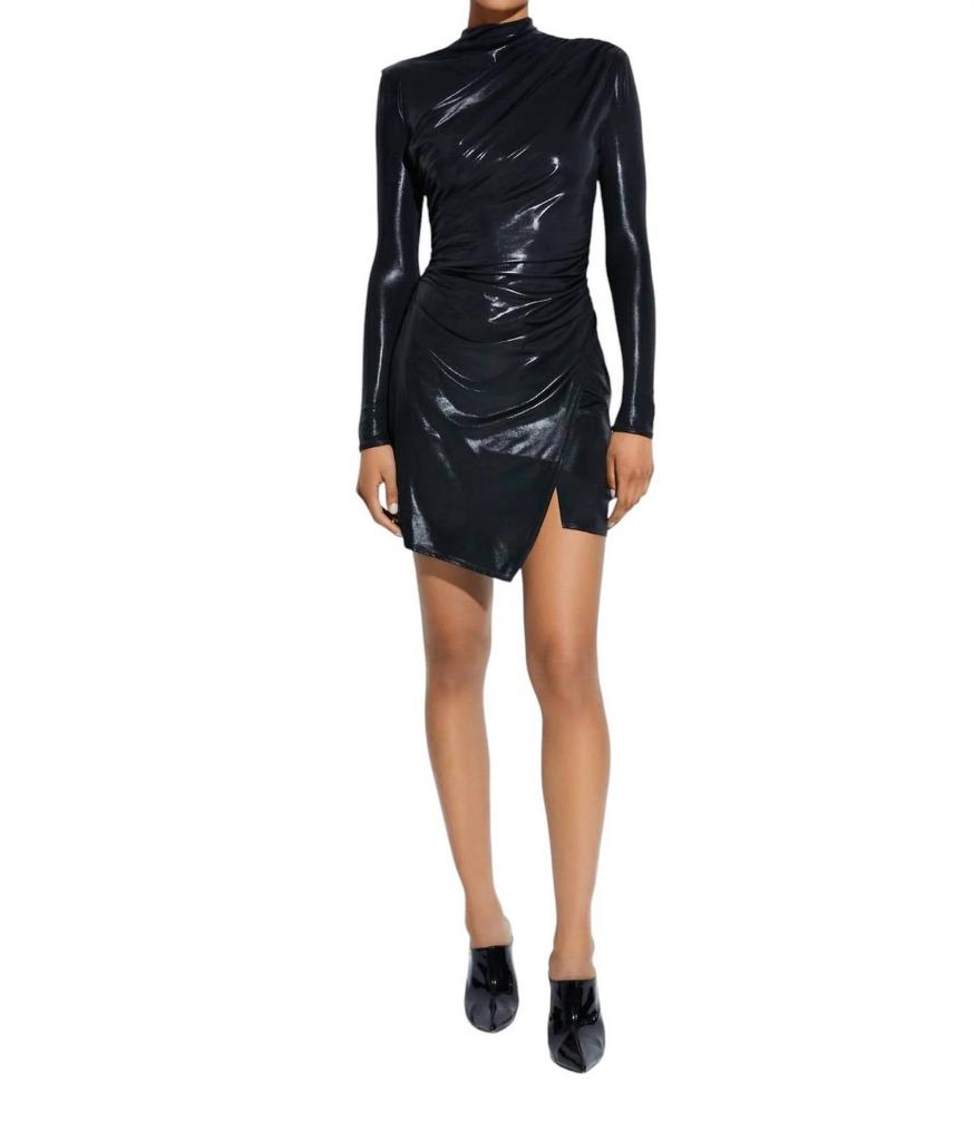 LAPOINTE Lapointe - long sleeve ruched dress