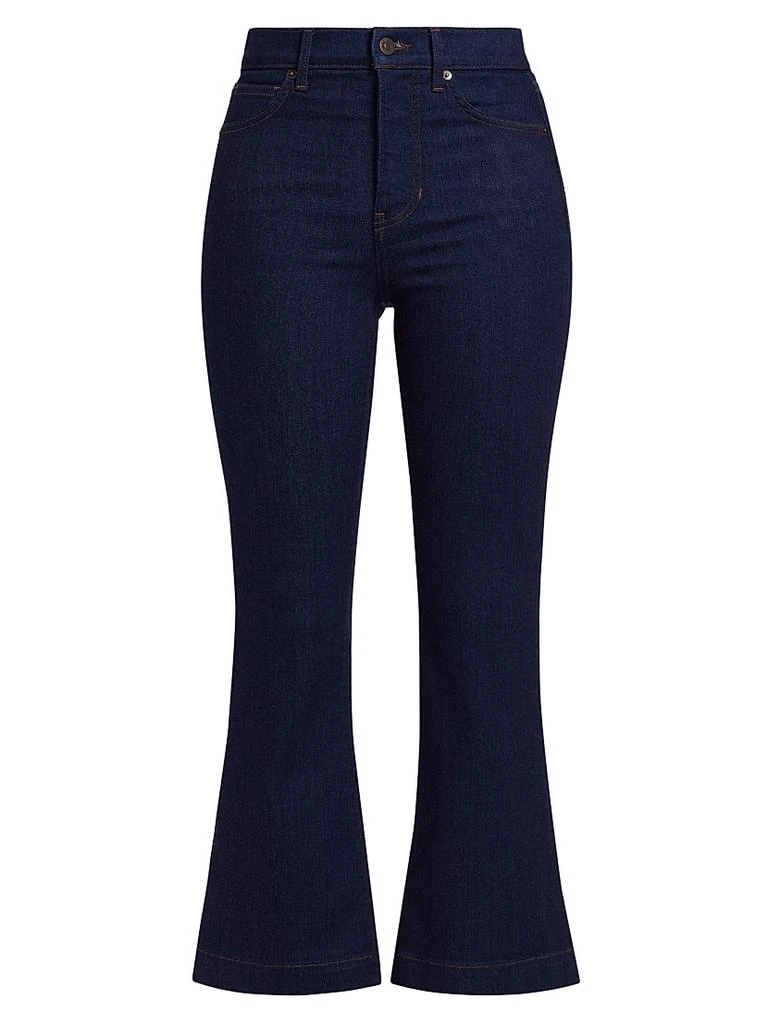 VERONICA BEARD Carson High-Rise Ankle-Flare Jeans 1