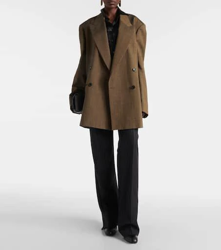 Dries Van Noten Double-breasted cotton-blend blazer 2