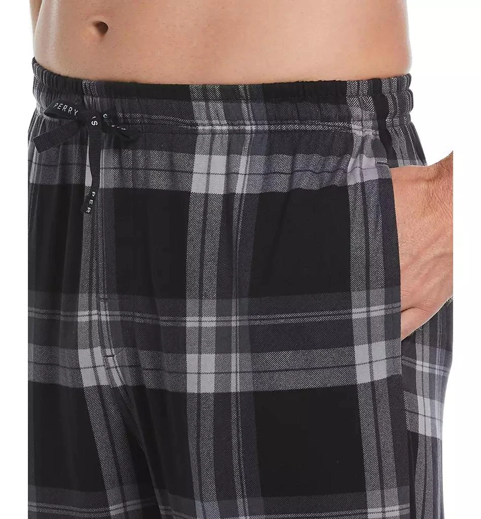 Perry Ellis Men's Deluxe Touch Knit Plaid Pajama Pant 3