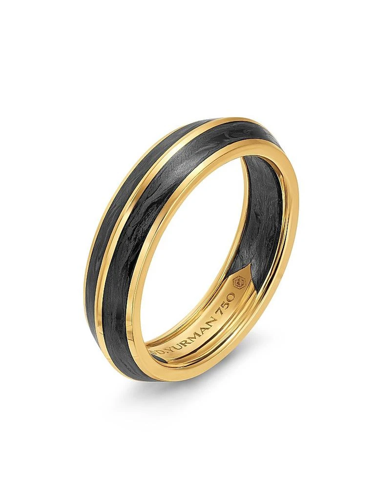 David Yurman Knife Edge Band Ring in 18K Yellow Gold 3