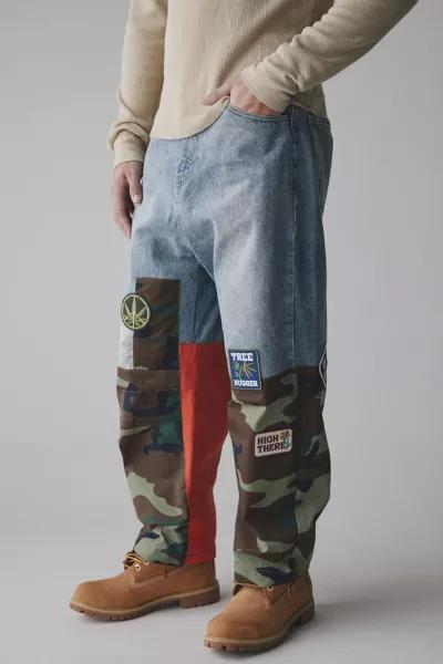 BDG BDG Patched Baggy Barrel Jean