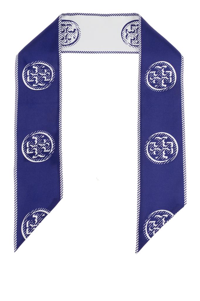 Tory Burch Silk scarf with logo