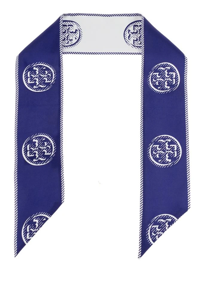 Tory Burch Silk scarf with logo 1