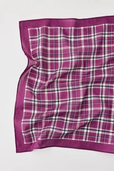 Urban Outfitters Plaid Cotton Bandana 3