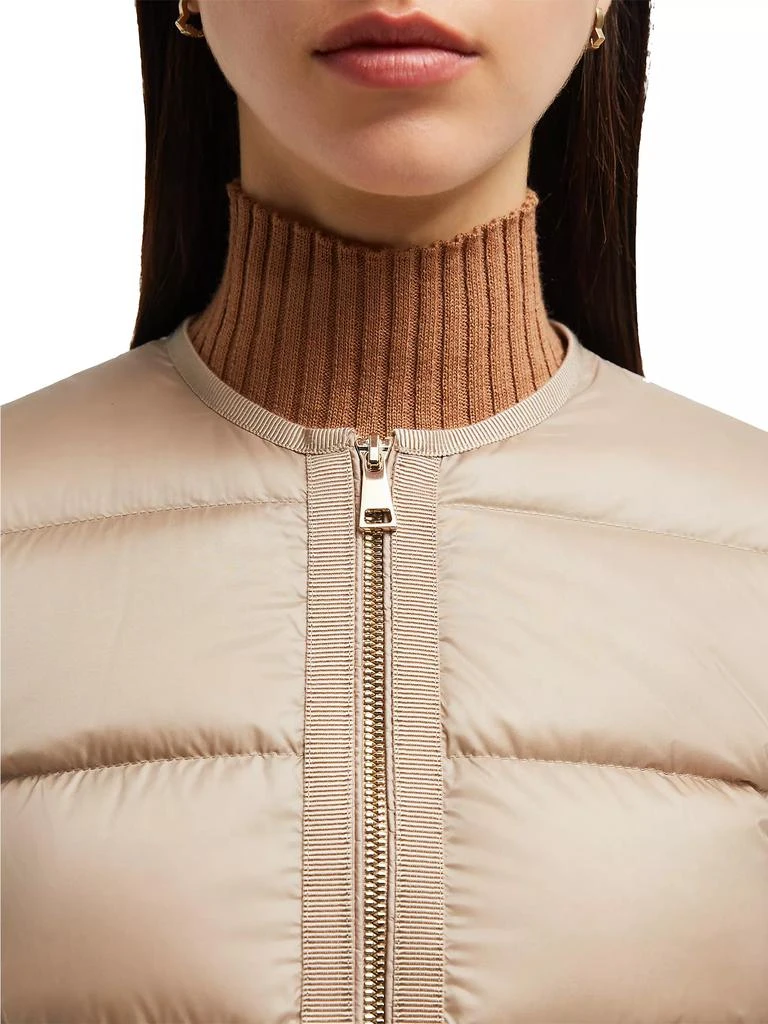 Moncler Laurine Lightweight Short Down Jacket 6