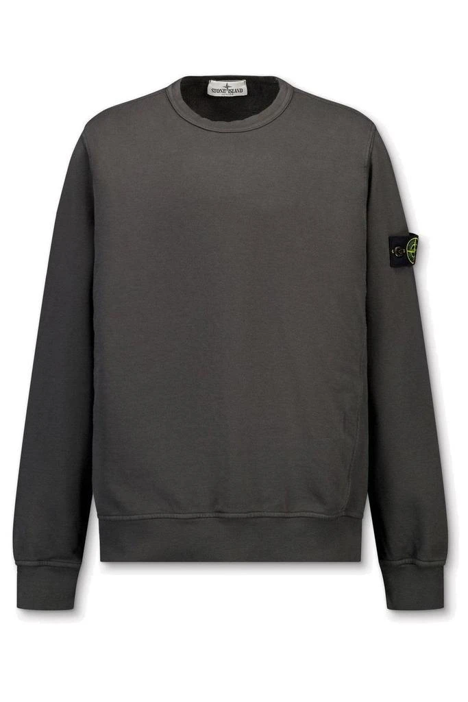 Stone Island Stone Island Junior Logo Patch Crewneck Sweatshirt