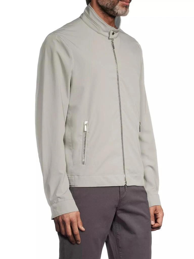 Moorer Banded Collar Bomber Jacket 4