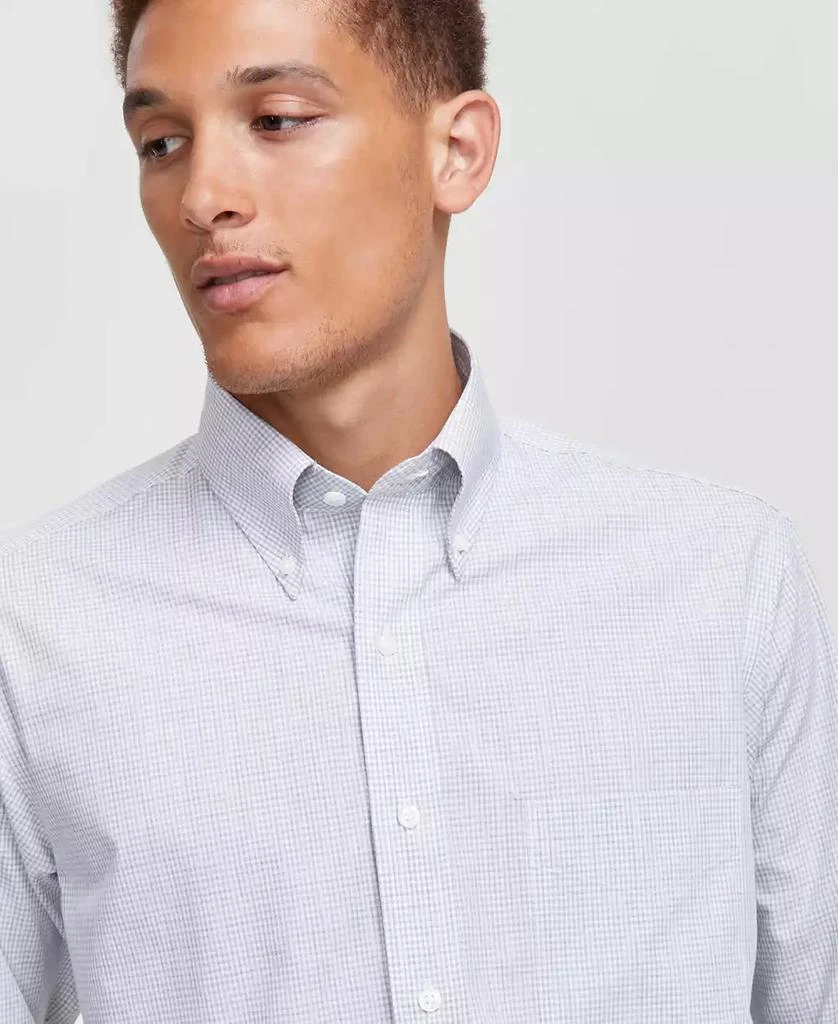 Club Room Men's Mini-Gingham Dress Shirt, Created for Macy's 3