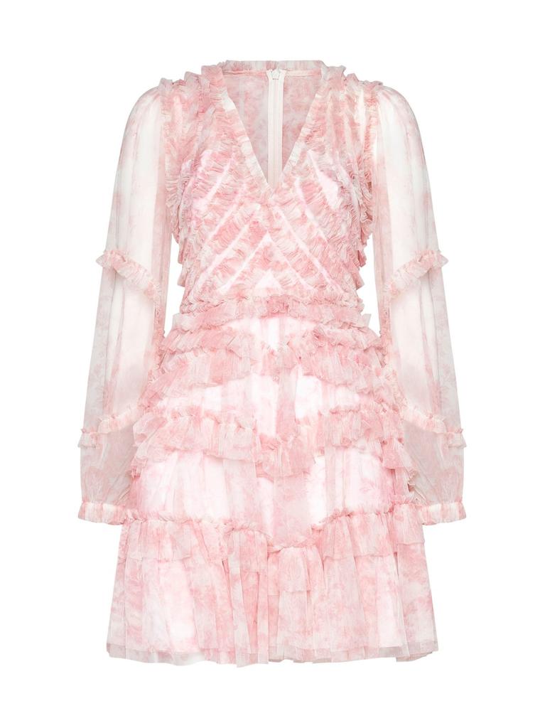 Needle & Thread Needle & Thread Ruffle Mini Dress