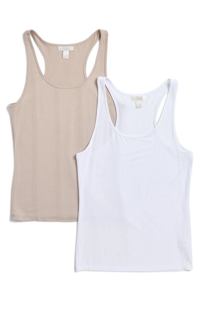 Nordstrom 2-Pack Rib Tank 3