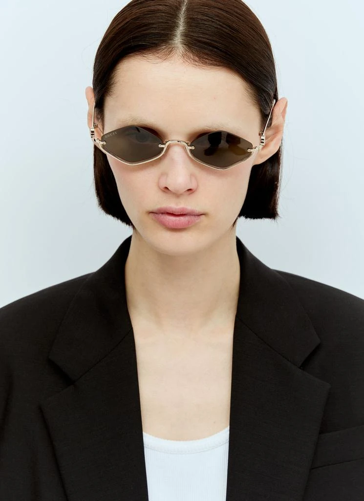 Gucci Geometric Frame Sunglasses 1