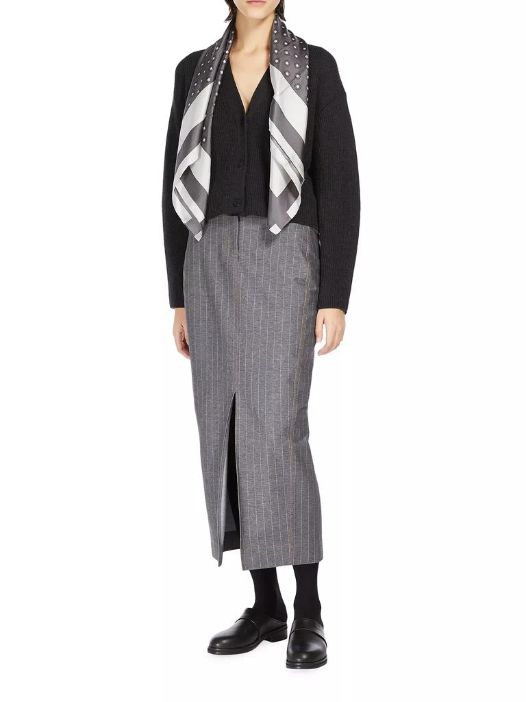 Max Mara Breda Pinstripe Midi-Skirt 2