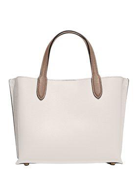 Coach Willow Tote 24 In Color Block