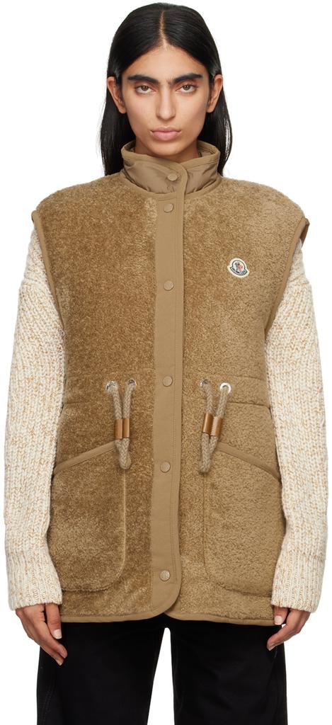 関税込 Moncler BOST TEDDY DOWN GILET Moncler Bost Teddy Down Vest - Gilets - Compare Prices from