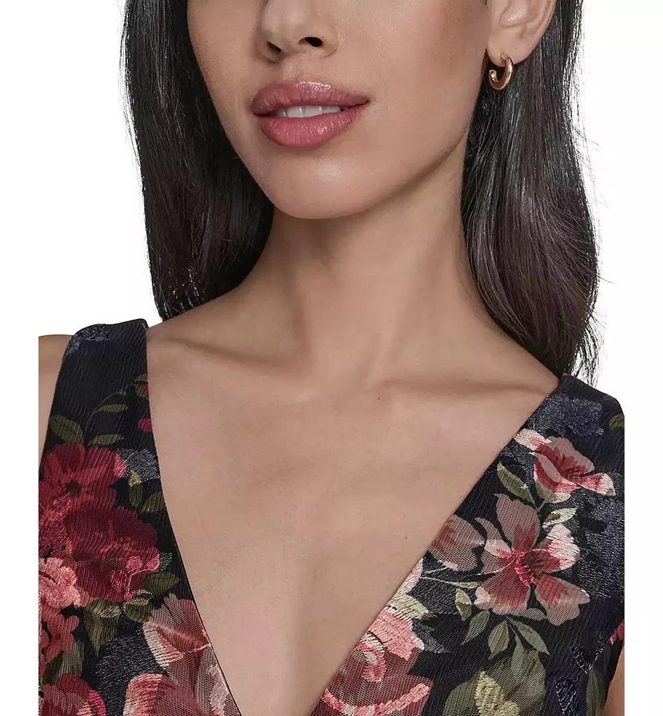 Eliza J Petite Sleeveless Fit and Flare Midi Dress 4