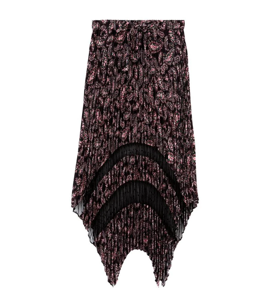 The Kooples Asymmetric Midi Skirt 1