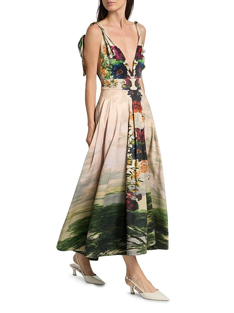 chinese dress ladies Hana Printed Maxi Dress
