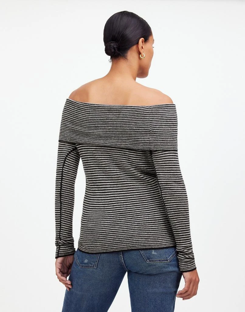 Madewell Alpaca-Blend Off-Shoulder Sweater 3