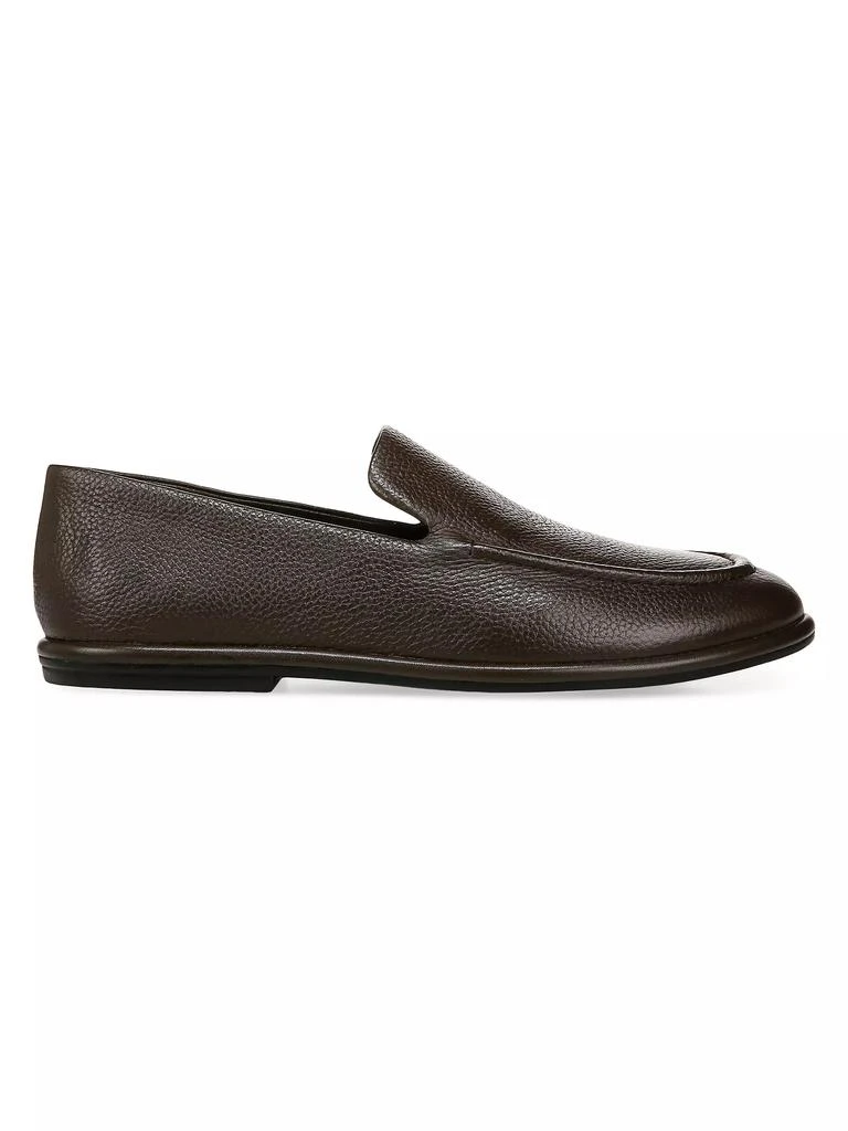 Vince Hann Pebbled Leather Loafers 1