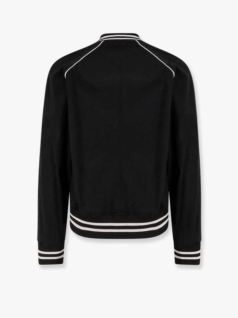 LANEUS Shiny cotton bomber with laneus embroidery 2