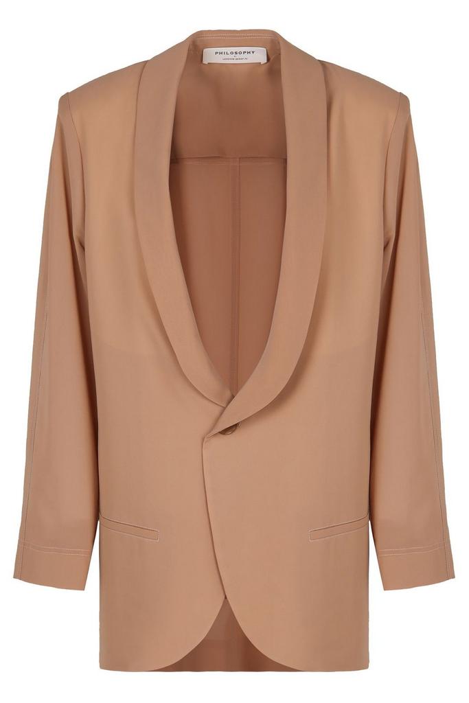 ジャケット PHILOSOPHY DI LORENZO SERAFINI Charcoal Wool Coat PHILOSOPHY di LORENZO SERAFINI Charcoal Wool Coat - Jackets