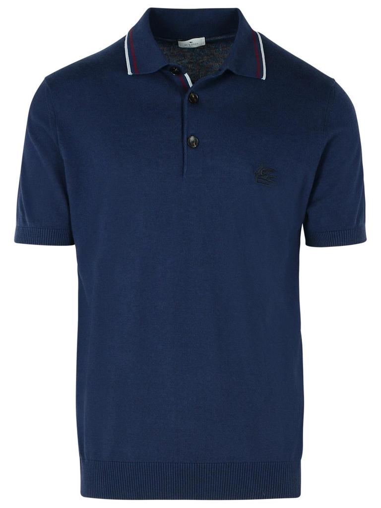 ETRO Logo Jacquard Polo Shirt - Polo Shirts - BeyondStyle
