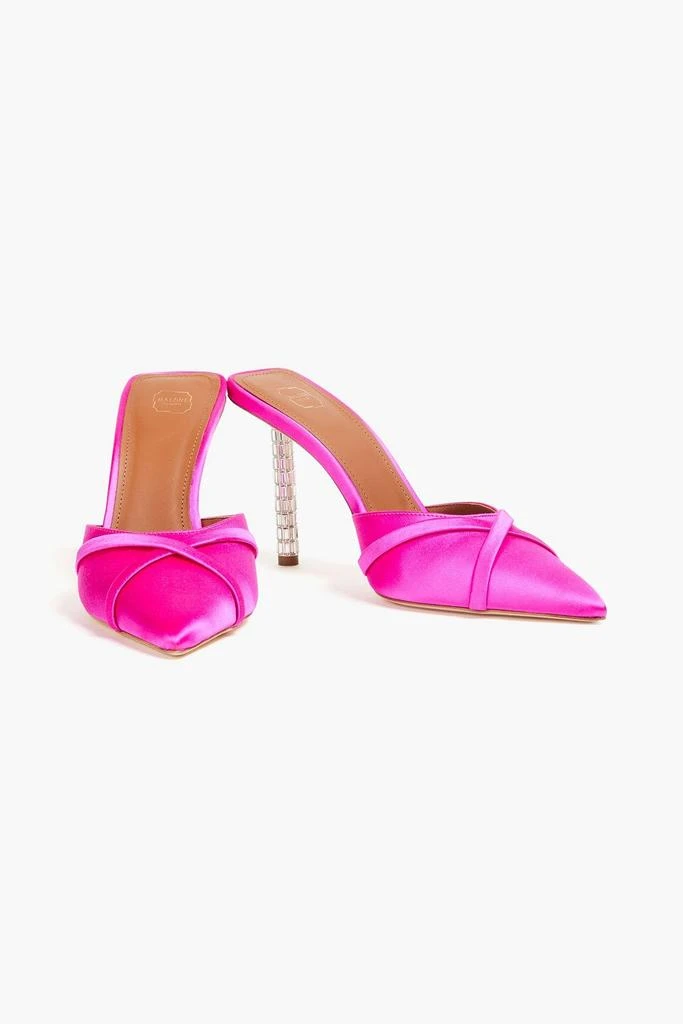 Malone Souliers Josephine 90 satin mules 2