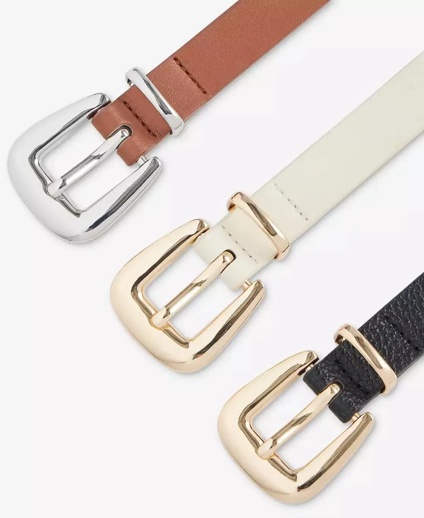 On 34th 3-Pc. Matching Buckle Belt Set, Macy
s Exclusive 2