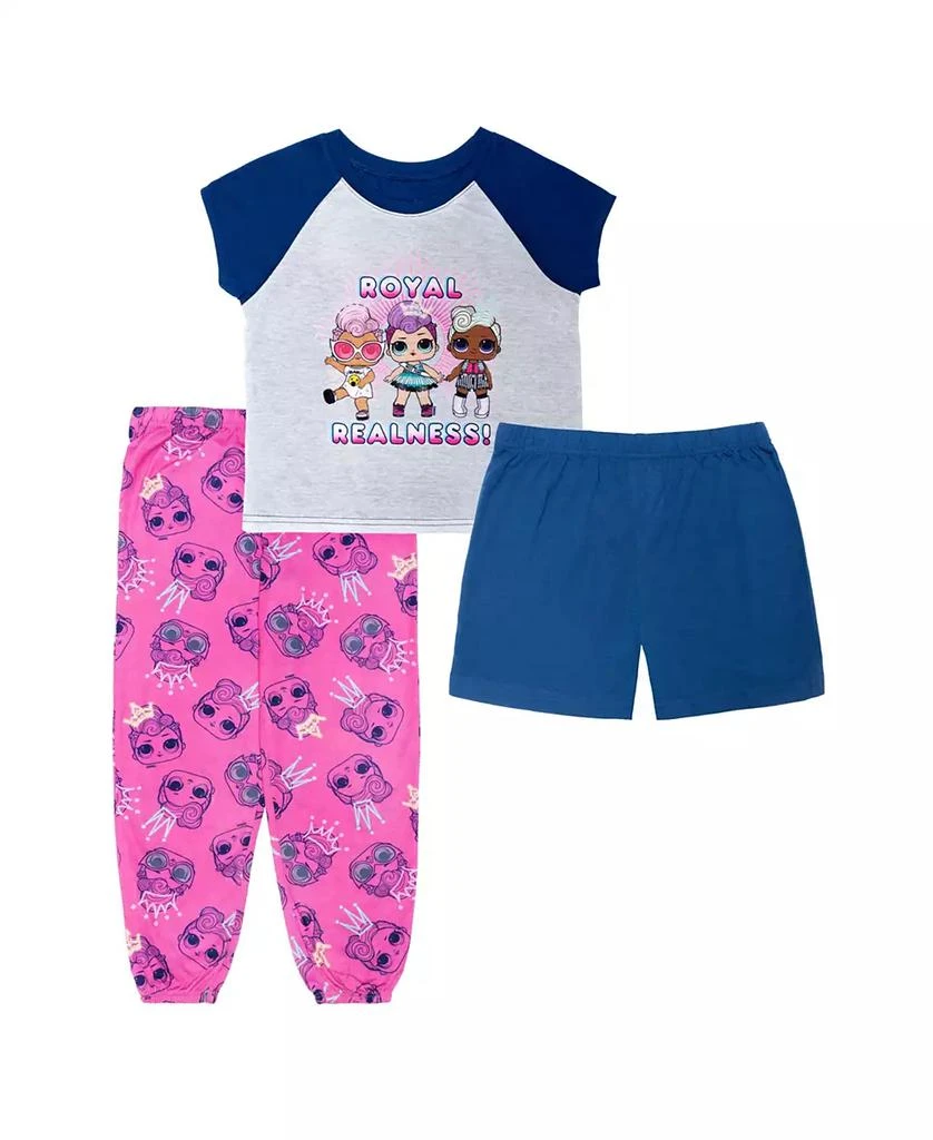 LOL Surprise! Little Girls Pajama Set, 3 Piece 1