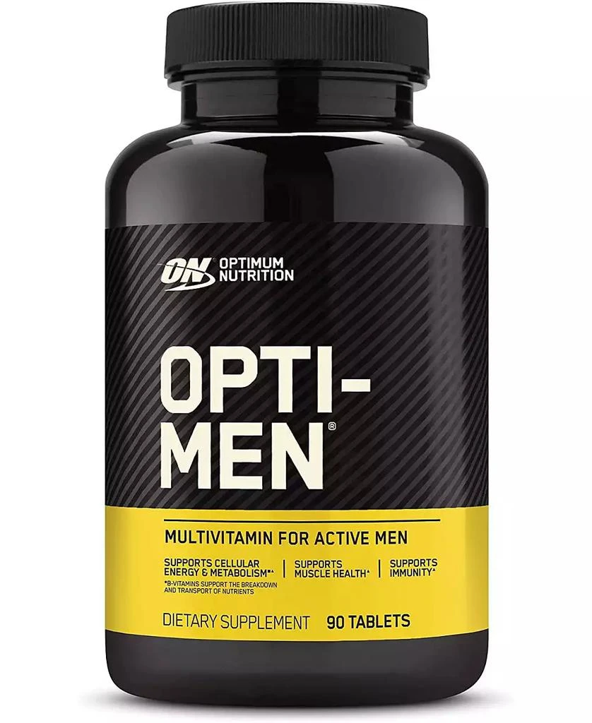 Optimum Nutrition Opti-Men, Vitamin C, Zinc and Vitamin D, E, B12 for Immune Support Mens Daily Multivitamin Supplement