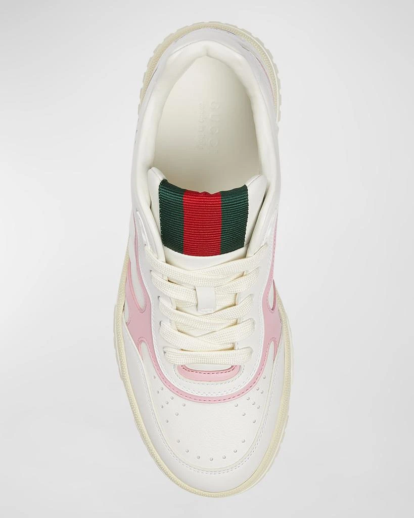 Gucci Bicolor Web Low-Top Sneakers 5