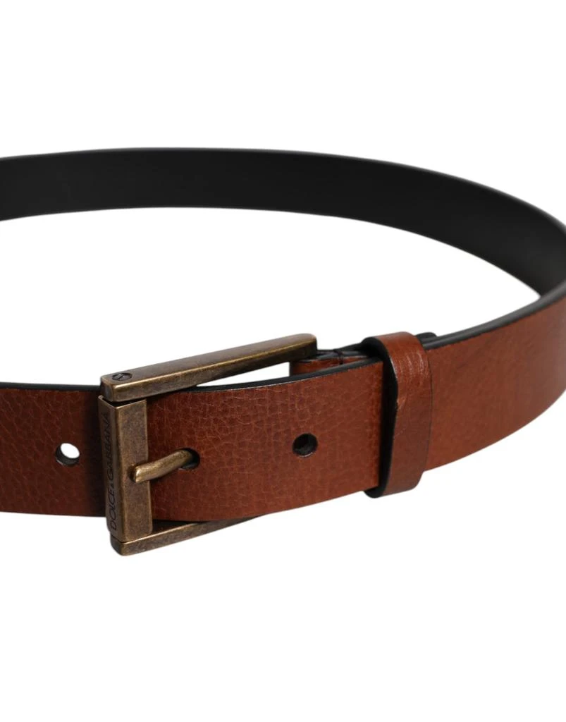 Dolce 
Gabbana Calf Leather Classic Metal Buckle Men
s Belt 3