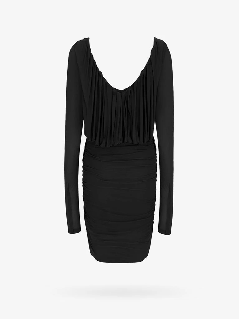 Yves Saint Laurent Cupro dress with drapery 5