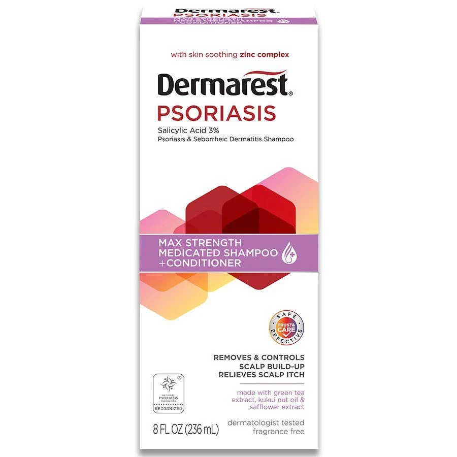 Dermarest Psoriasis Max Strength Medicated Shampoo + Conditioner 1