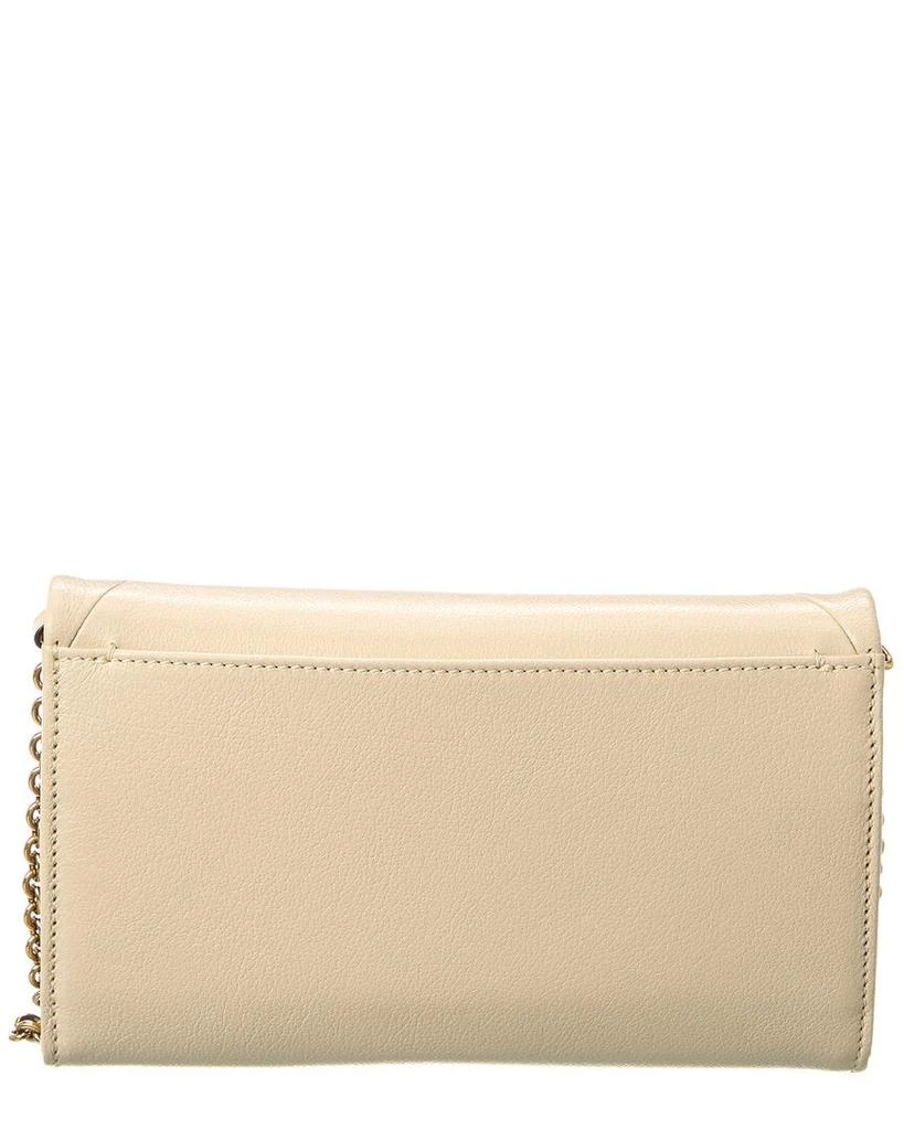 Chloé Spin Flap Leather Wallet On Chain 2