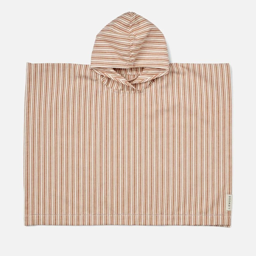 Liewood Liewood Roomie Poncho - Stripe Tuscany Rose/Crème De La Crème 1