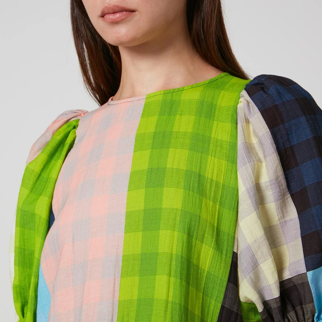 Stine Goya Liw Checked Jacquard Blouse 4