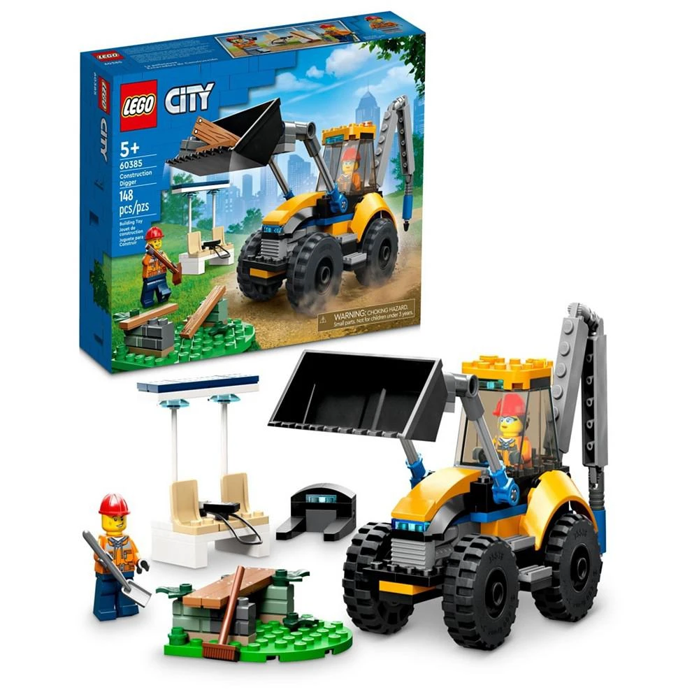 LEGO® City Great Vehicles Construction Digger 60385 Building Set, 148 Pieces